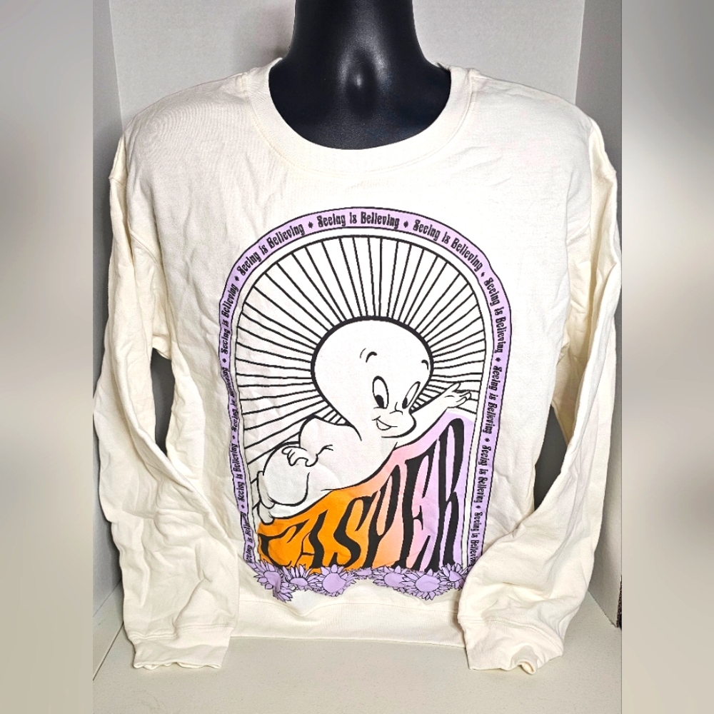 Casper The Friendly Ghost Graphic Sweatshirt Womens XS